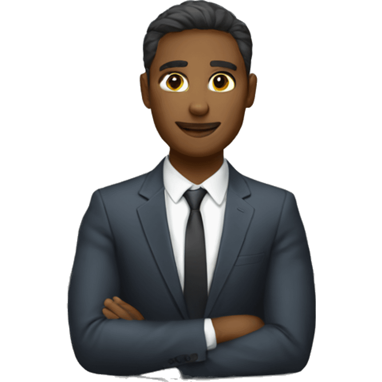 a team lead managing agents in office emoji