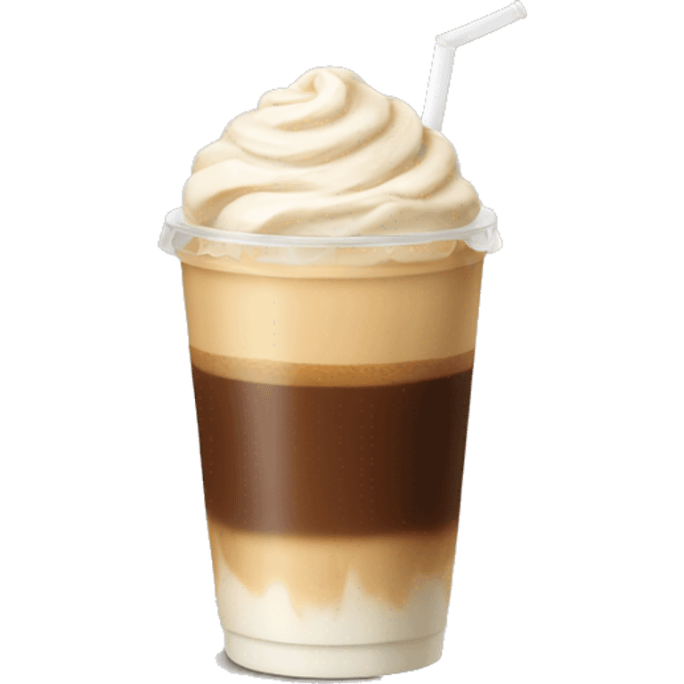 remove cover-Iced coffee on the cream emoji