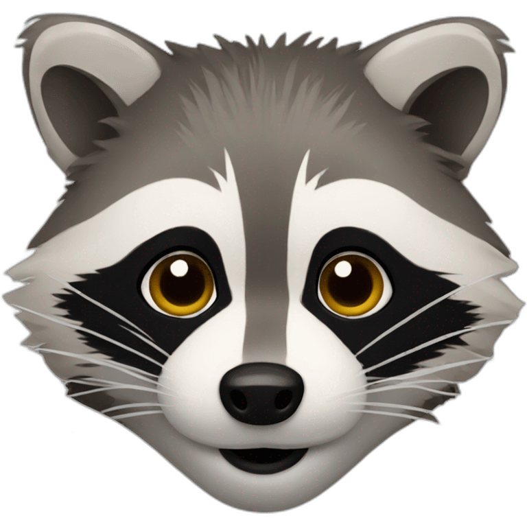 Raccoon head emoji