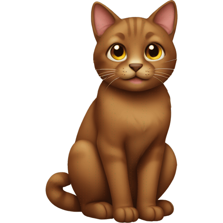 brown cat emoji