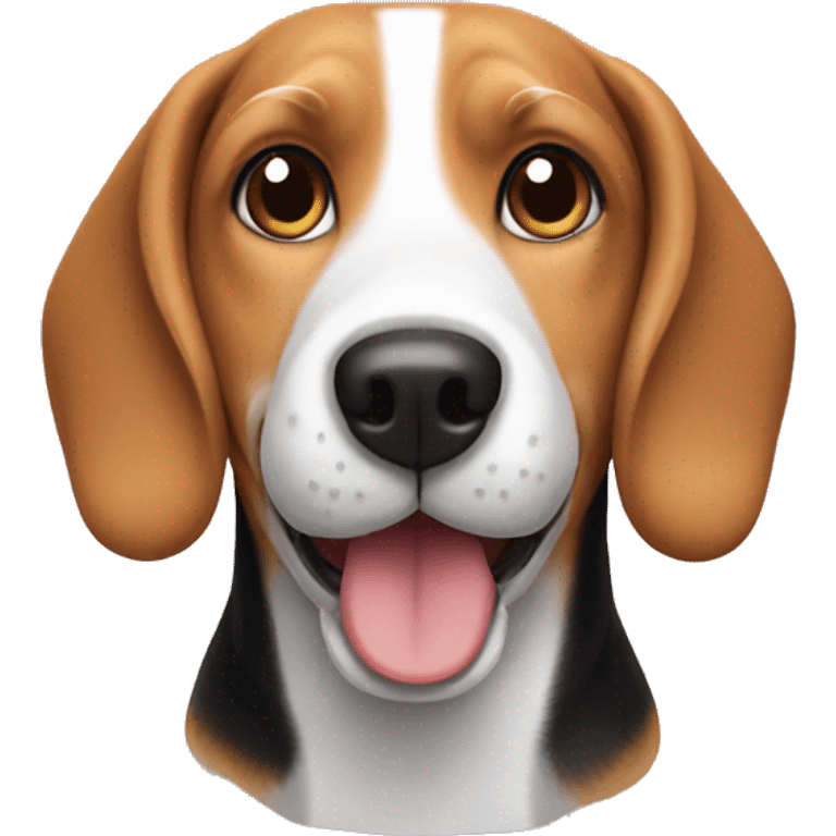 Beagle happy emoji