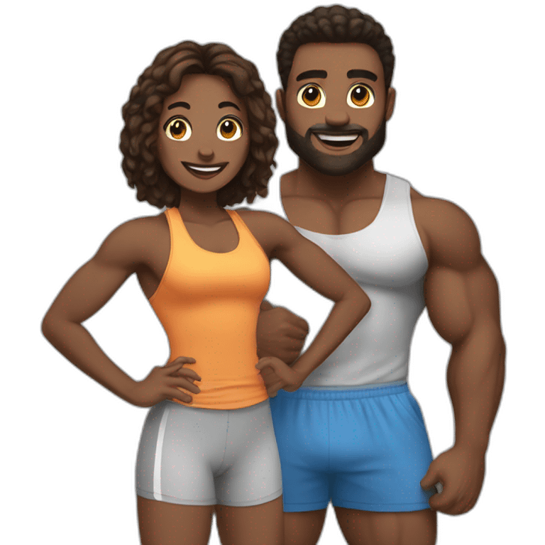 gym friends emoji