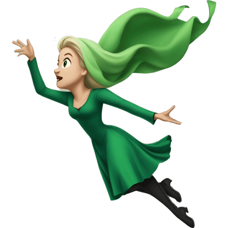 Defying gravity wicked  emoji