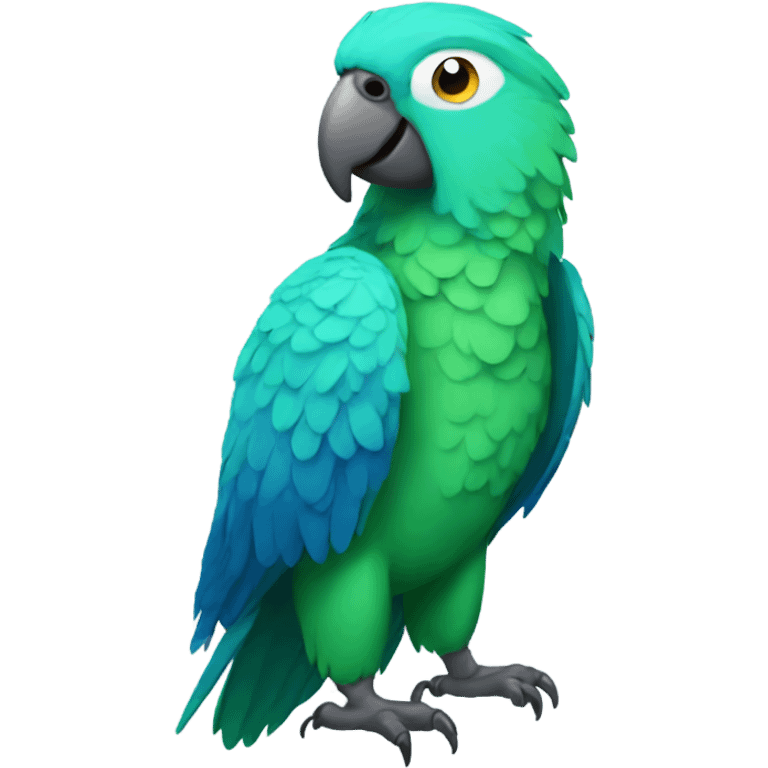 parrot ocean  emoji