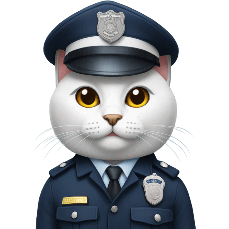 Cat police emoji