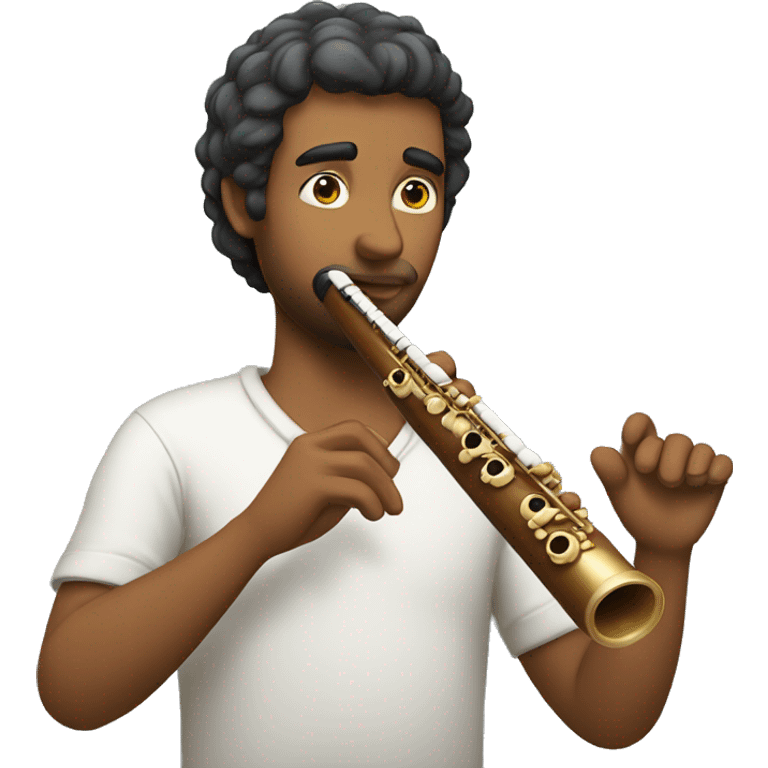 slodier playing flute emoji