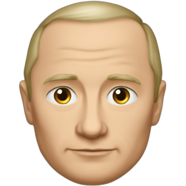 putin with "x" in place where the eyes should be emoji