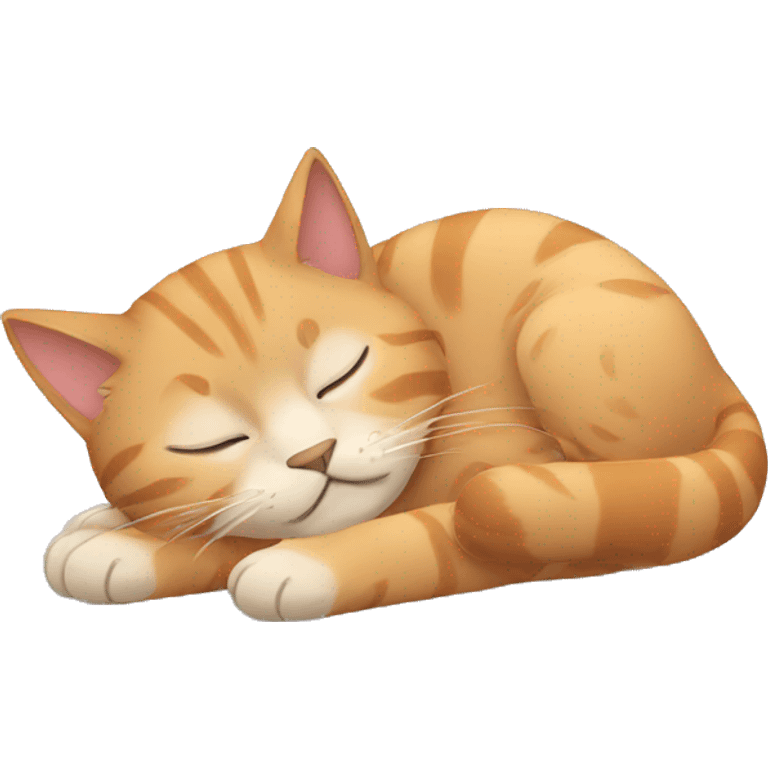 cat sleeping emoji