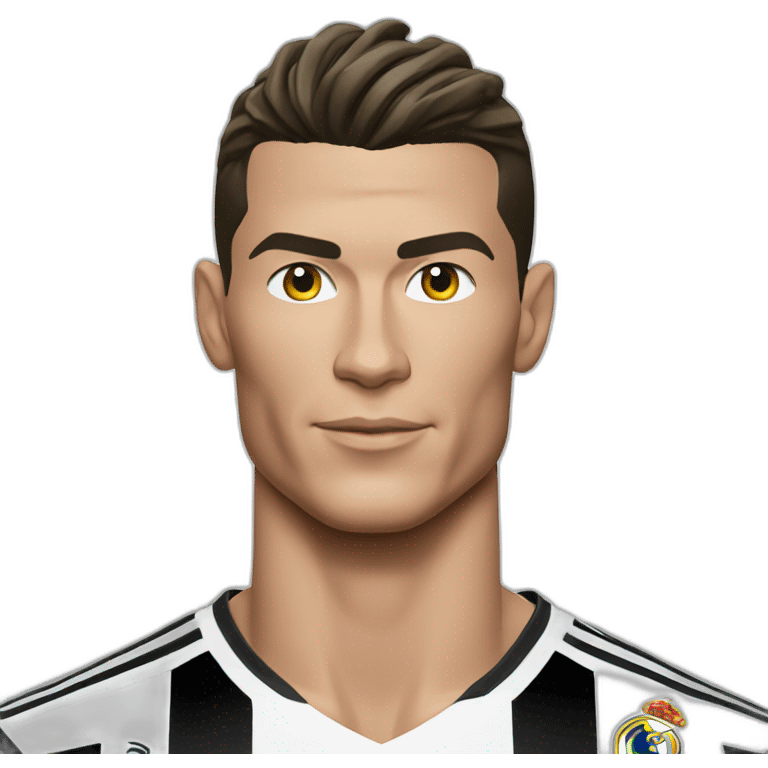 Cristiano Ronaldo shoot ball emoji