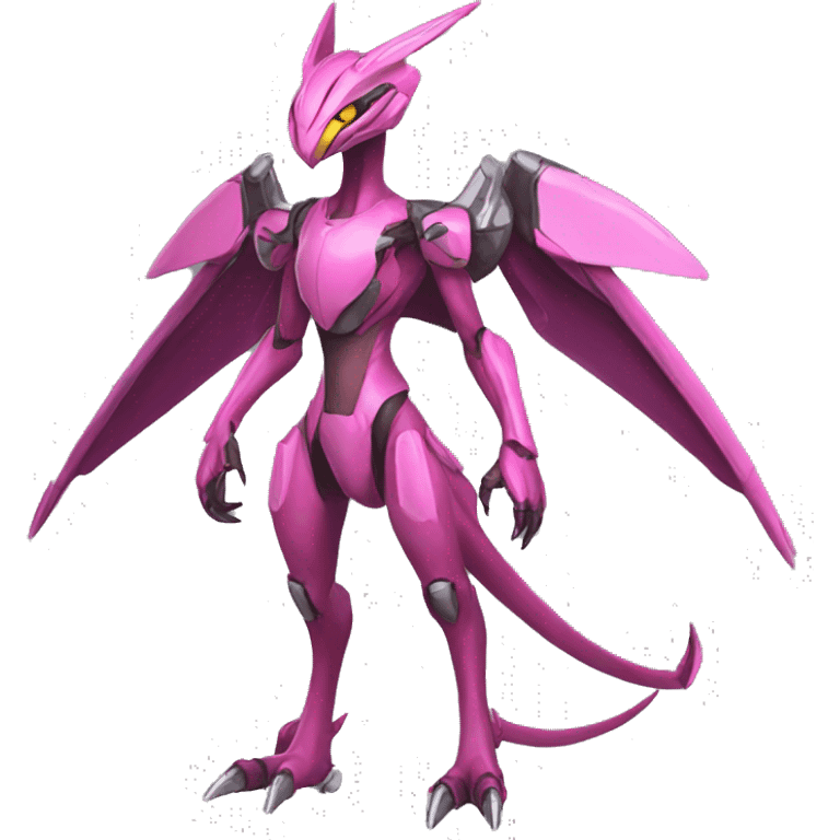 genji-genesect-raptor-Fakémon-hybrid full body emoji