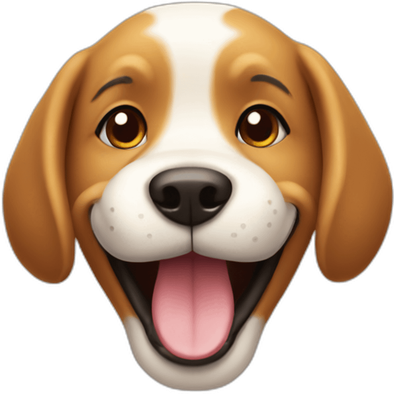 cute-dog-smile emoji