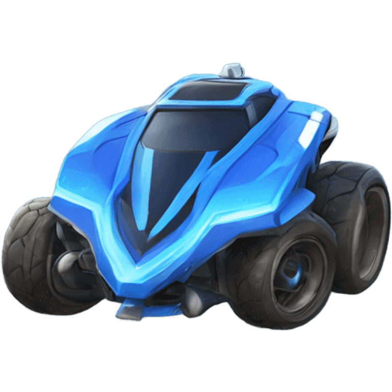 Blue Rocket League Octane  emoji