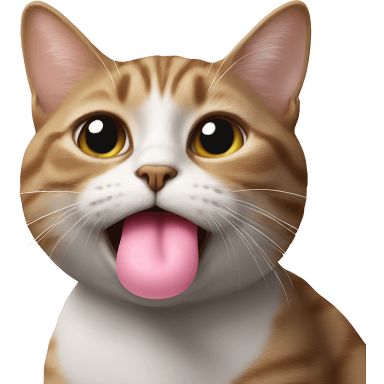 Cat blowing a kiss emoji