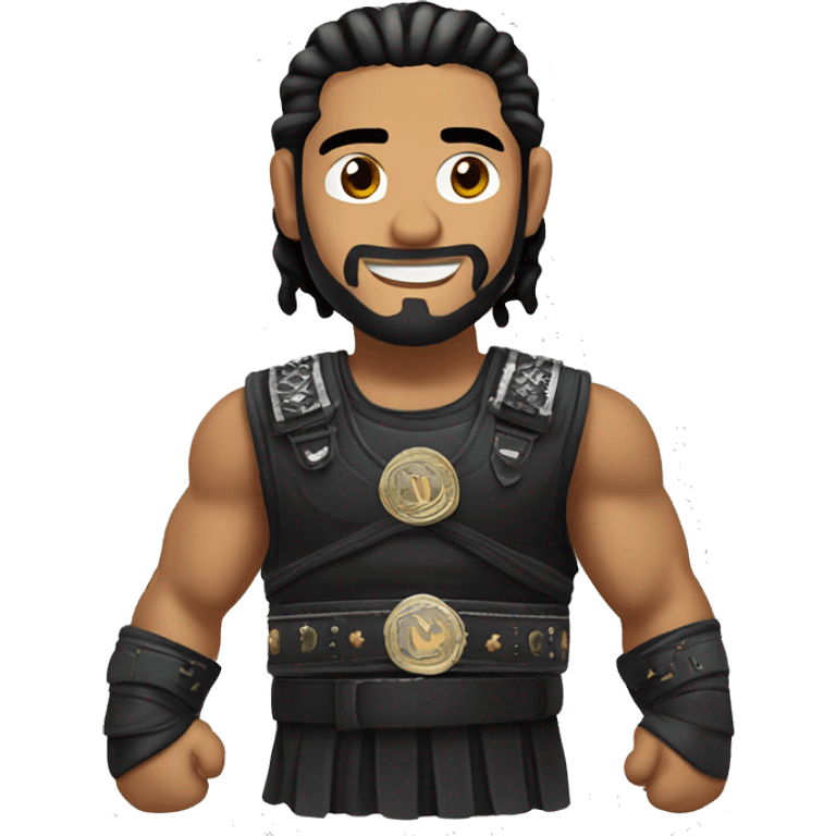 Roman Reigns with belt emoji