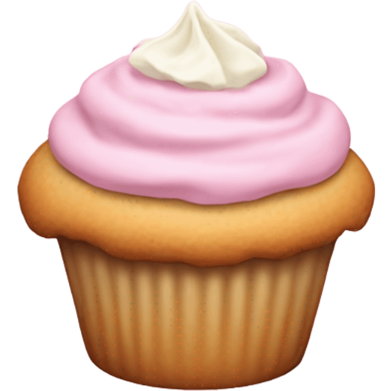 pastel pink vanilla muffin emoji