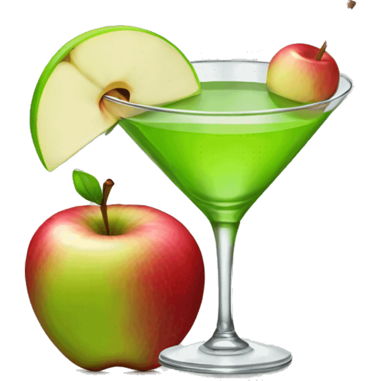 Apple martini emoji