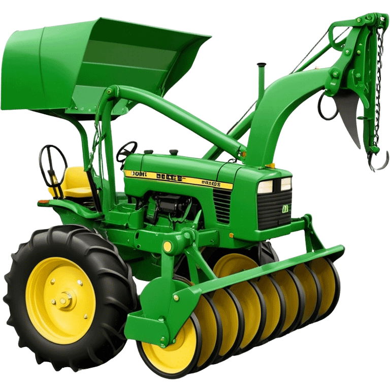 Plow - John Deere 644 (Model Year: 2022) (Iconic colour: Green) emoji