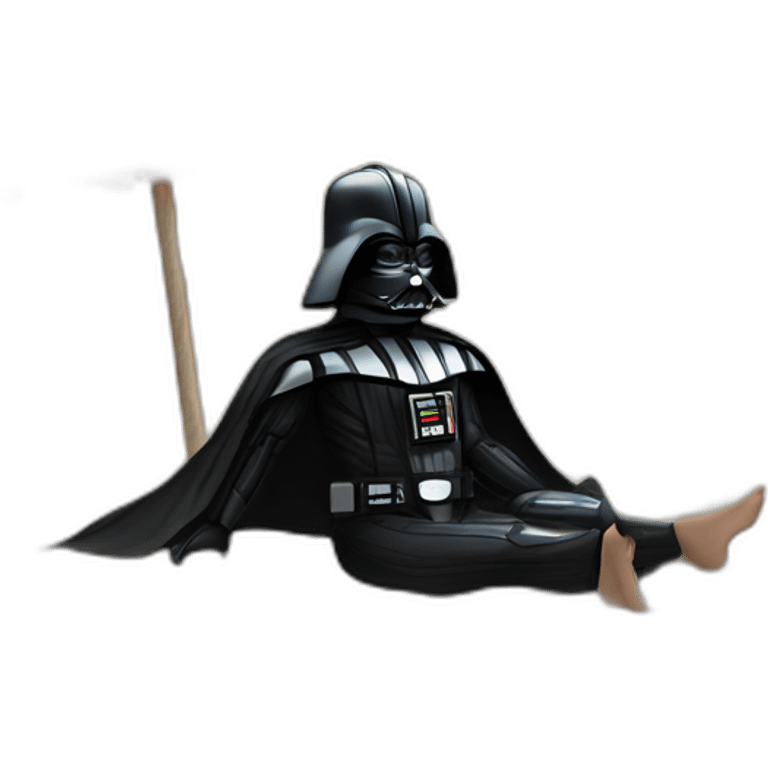 Sexy darth Vader beach emoji