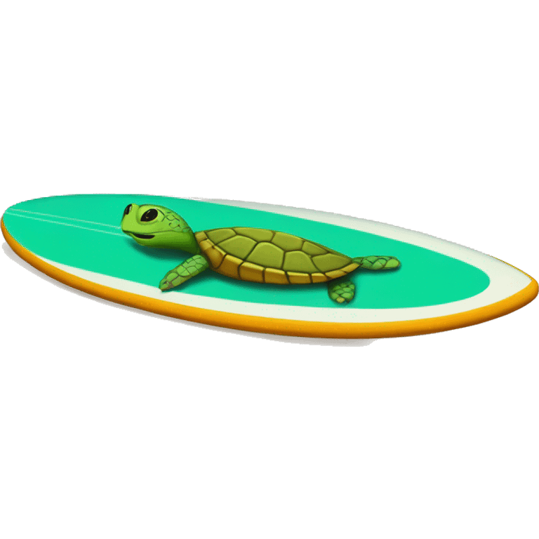 turtle surfboard emoji