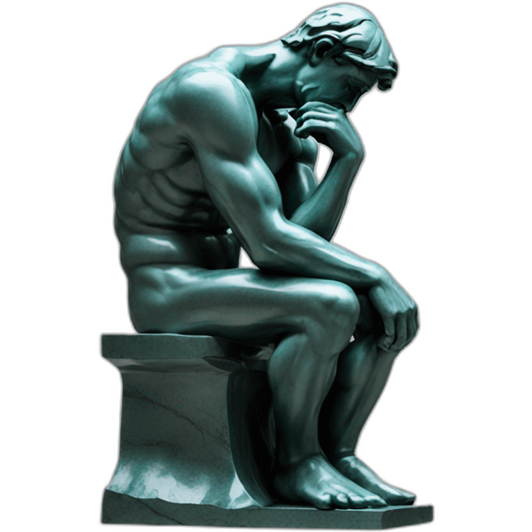 rodin's thinker emoji