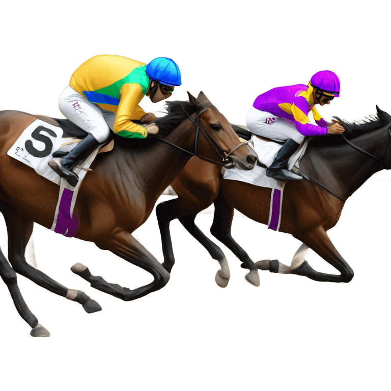 Horse races emoji