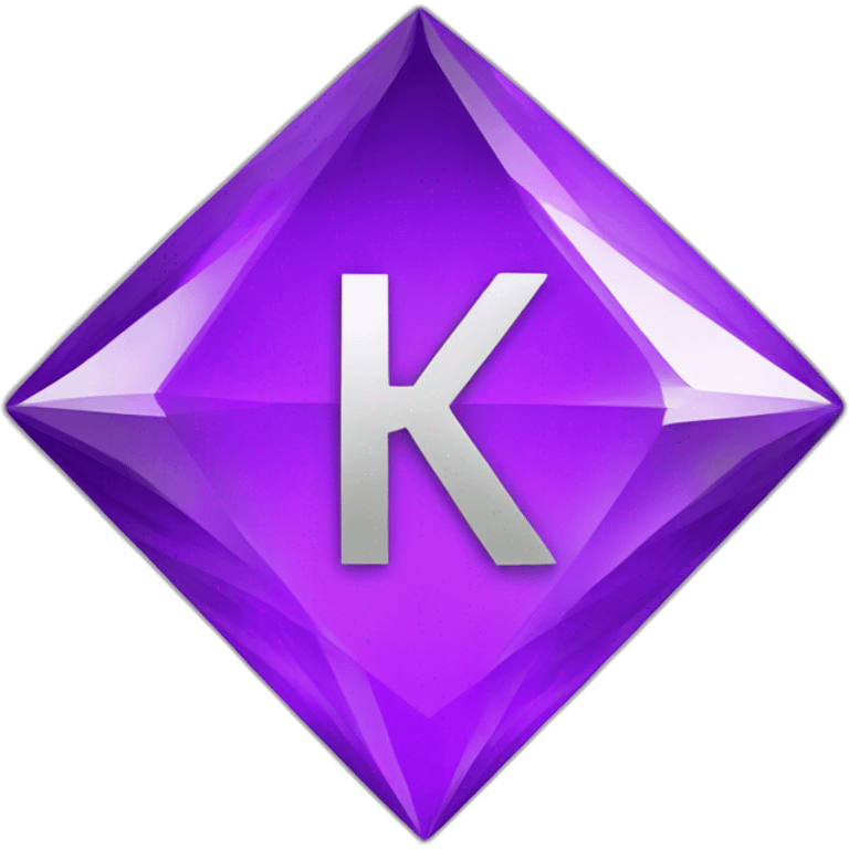 K-letter-in-purple-diamond emoji