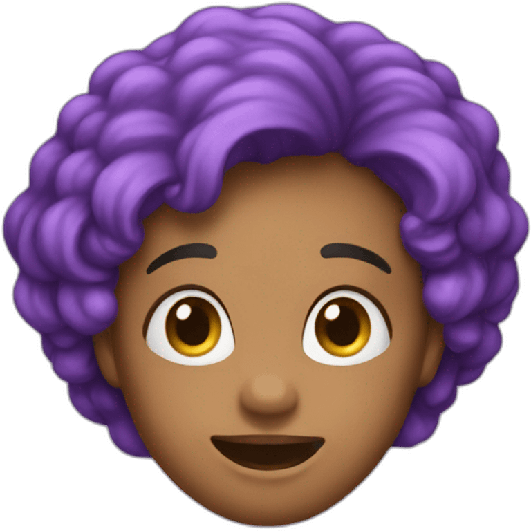 Caca violet emoji