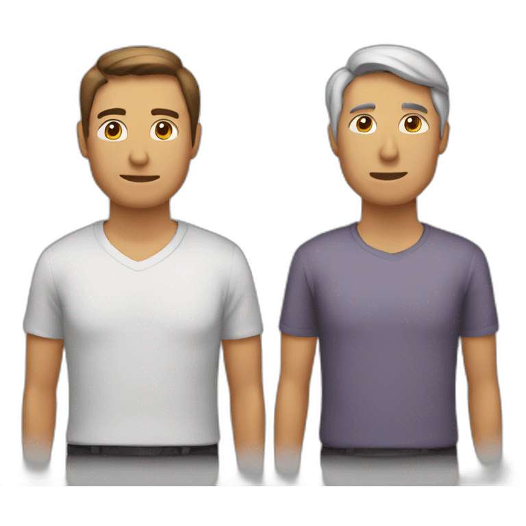 dos personas sentadas en sillas emoji