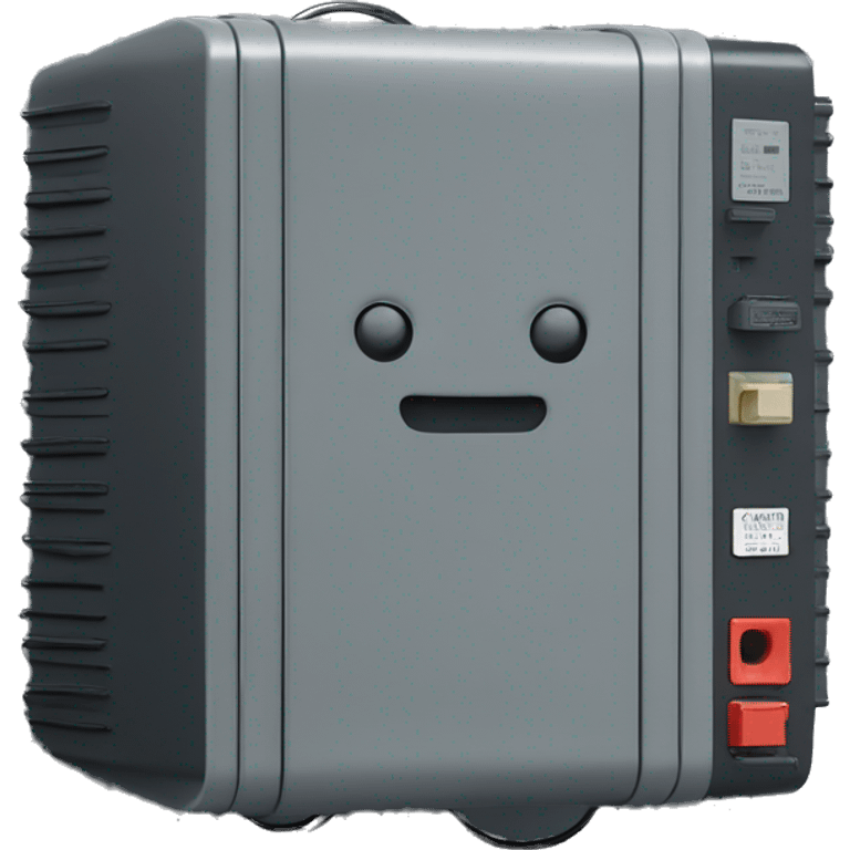 Black modular computer power supply emoji