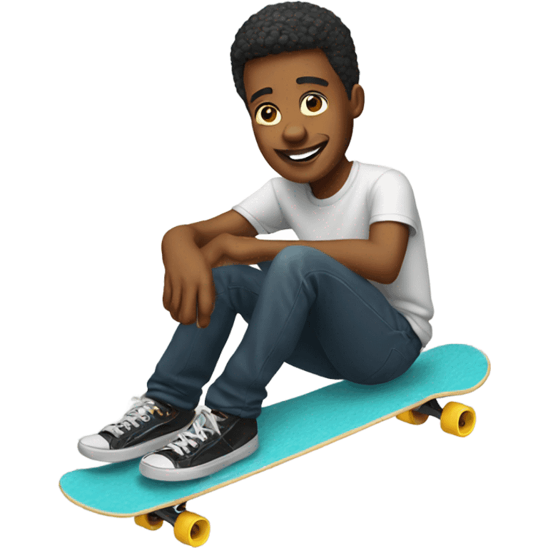 Guy on skateboard  emoji