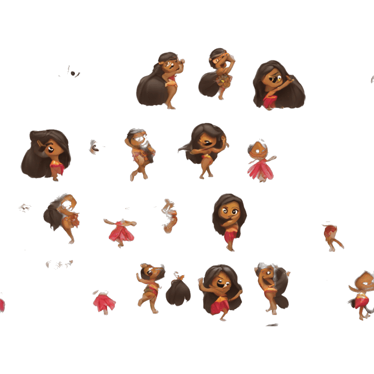 Hula dancer emoji