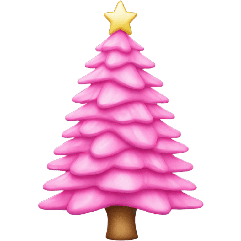 pink Christmas tree emoji