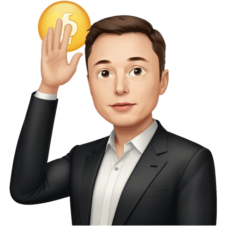 elon musk saluting emoji