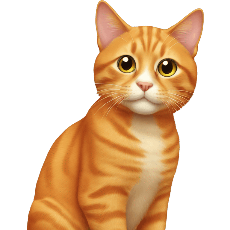 Orange cat  emoji