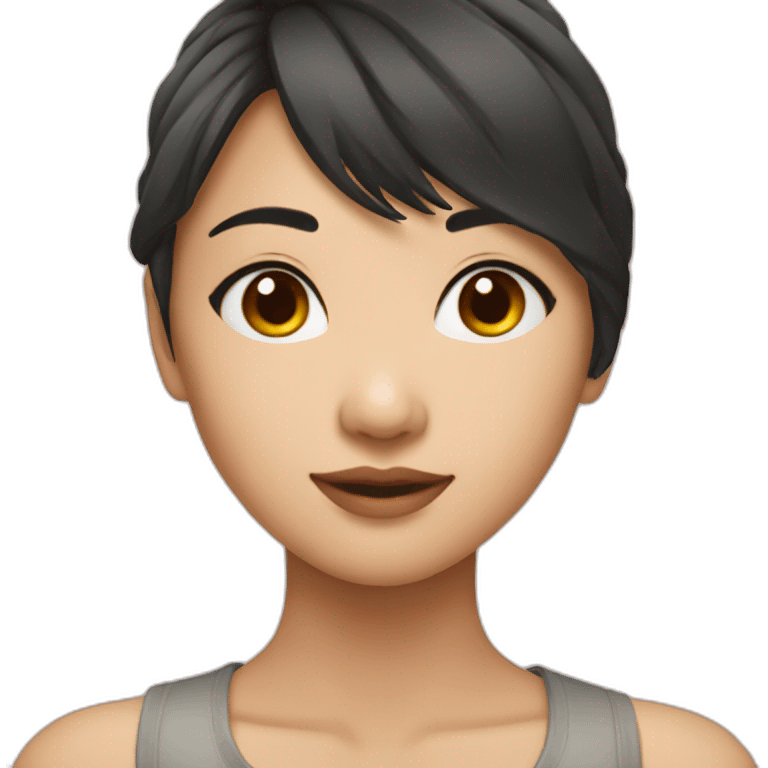 attractive asian girl emoji