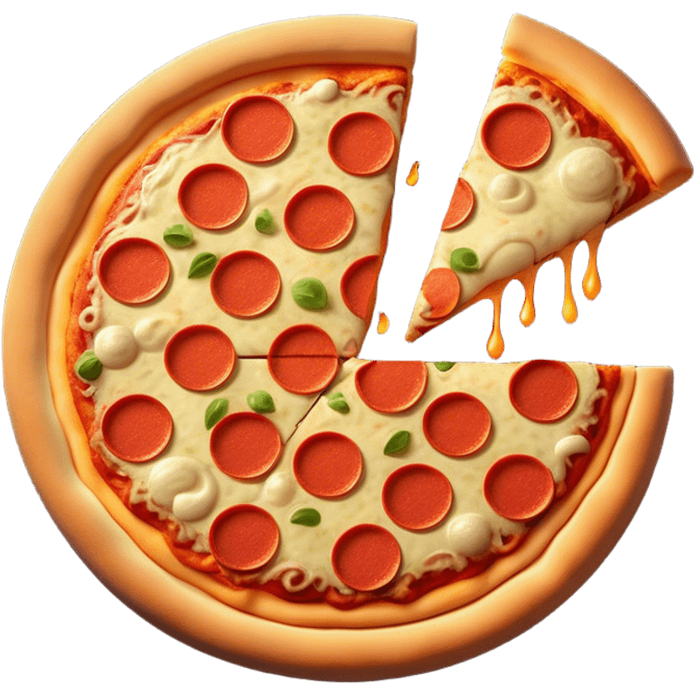 Clash of Clans aesthetic: Cinematic Playful Pixel 3D Food (Pizza, Burger, Apple) Portrait Emoji, rendered in a 3D vector-style similar to standard emojis with minimal shading and bold, simplified shapes. A compact, distinct form with signature details, softly glowing with a pixelated adventure charm. Simplified yet unmistakably iconic, highly detailed and consistent, glowing with a soft radiance and high shine. Stylized with a touch of classic pixel-art charm and a soft glowing outline, capturing the essence of a beloved gaming relic with a friendly, playful manner! emoji