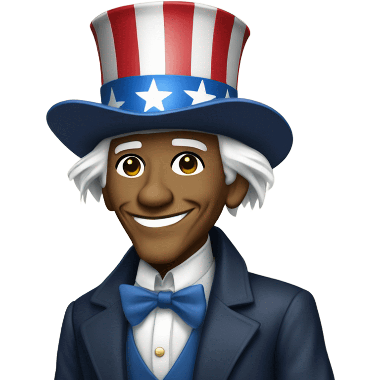 Barack Obama dressed as Uncle Sam  emoji