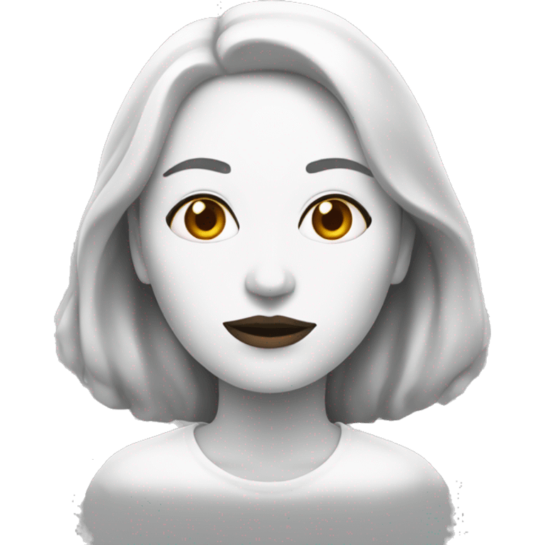 Mujer blanca fumando emoji