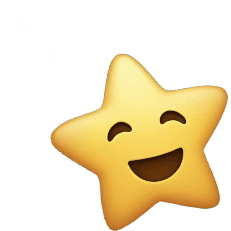 single shooting star emoji