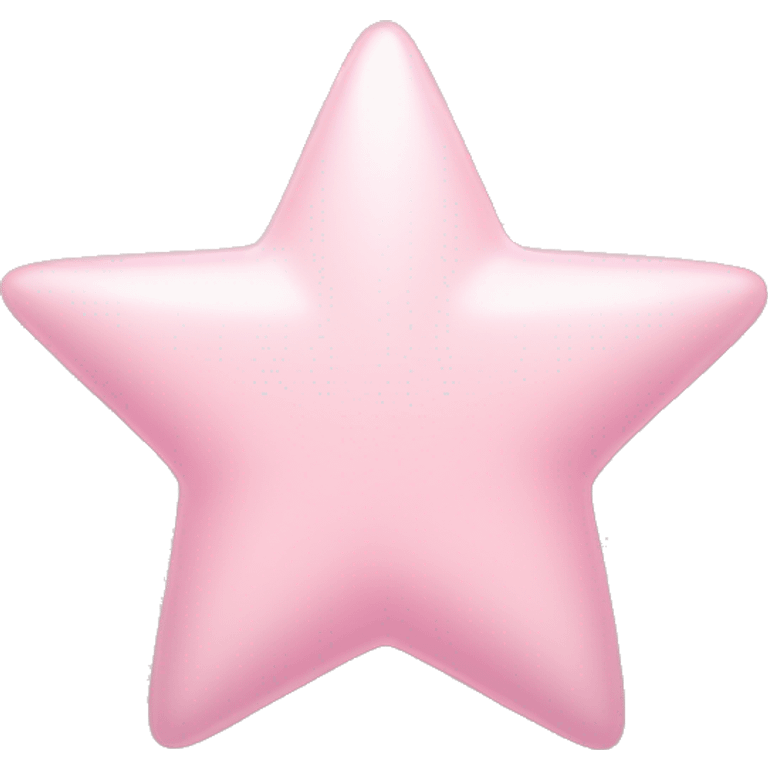 Light pink star detailed emoji