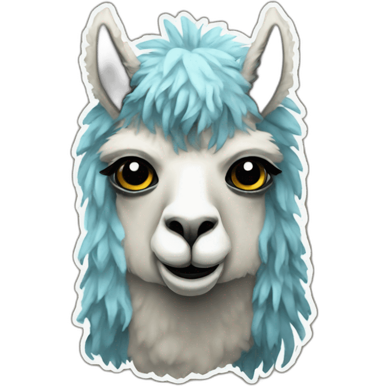 ALPACA ROCK CYBERPUNK emoji