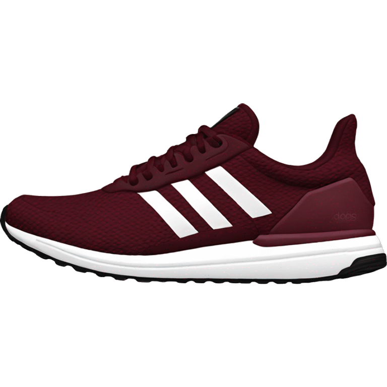 adidas burgundy running shoes emoji