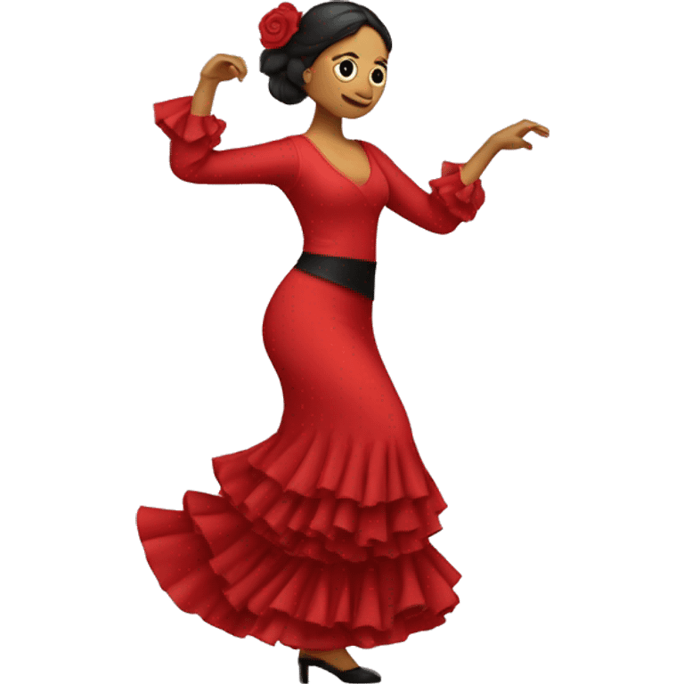 flamenco spanish woman dancing fanda emoji