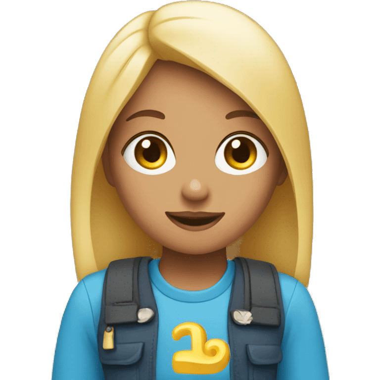 girl with twinkl symbols style emoji