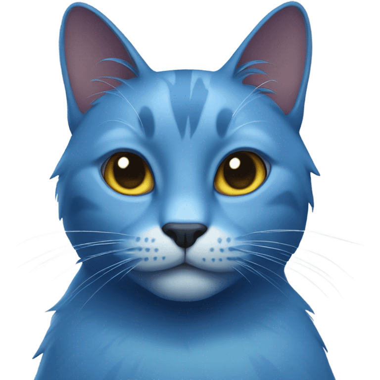 blue cat emoji