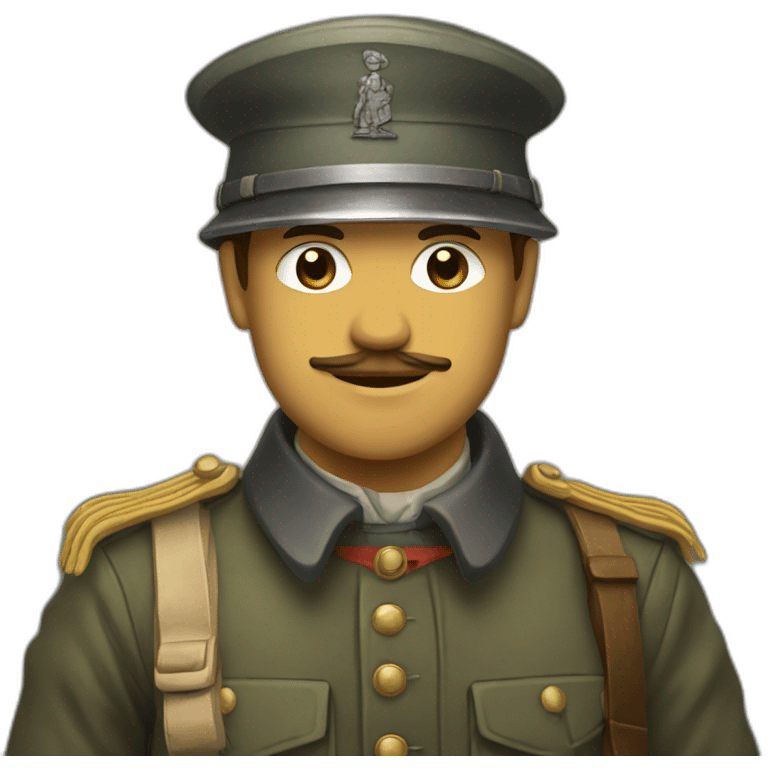 French soldier during WW1 emoji