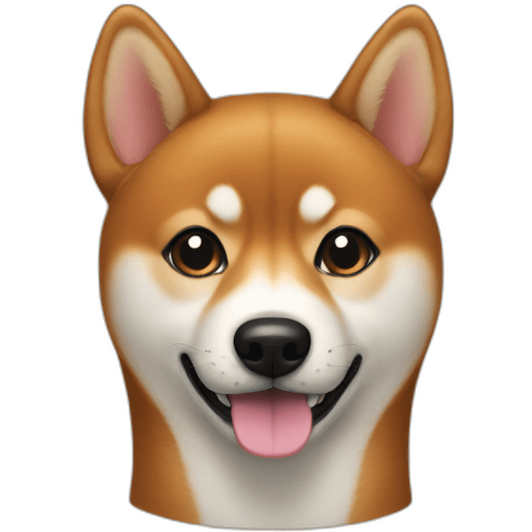 black ginger shiba emoji