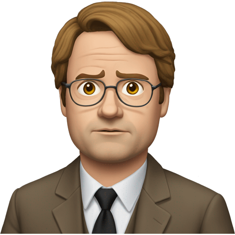 Dwight schrute from the office emoji