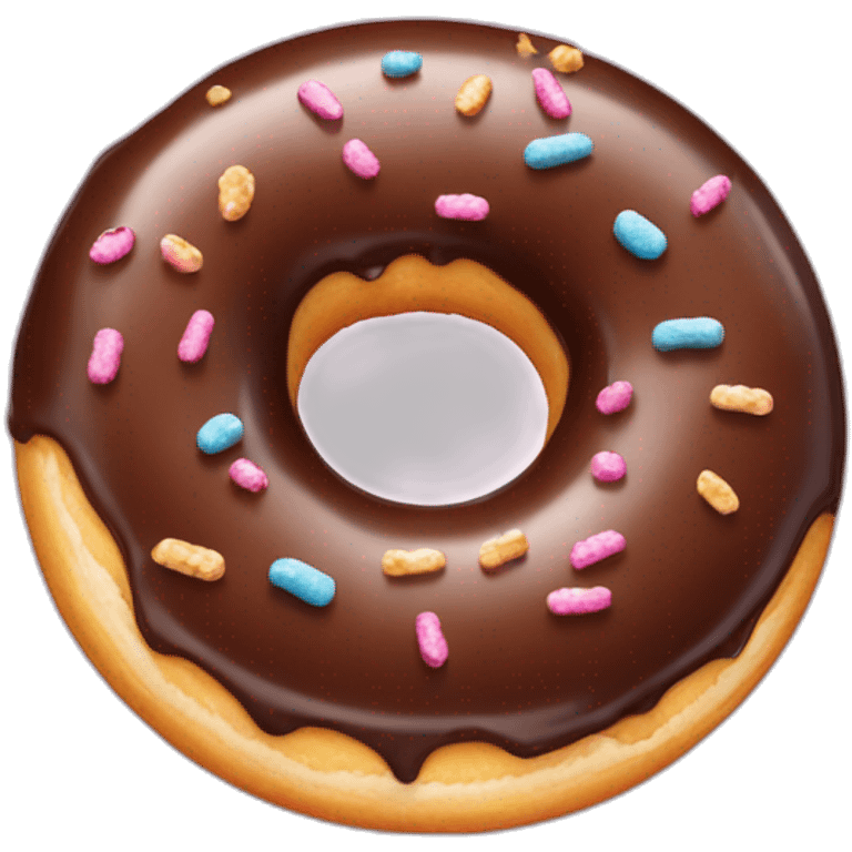 Donuts sucrée au sucre emoji