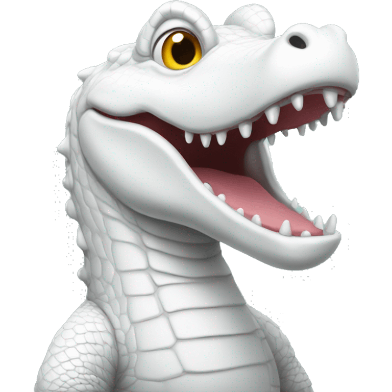 white gator emoji